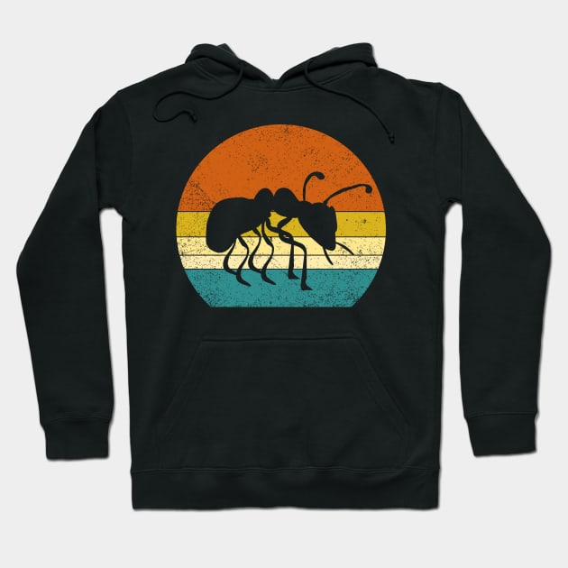 Vintage retro ant, for ant lover Hoodie by Inyourdesigns